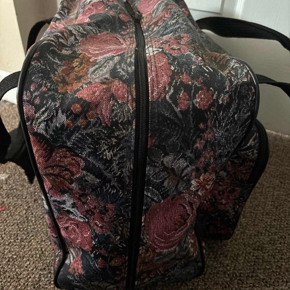 Vintage Kenmore Sewing Machine Carrying Case, Travel Carry Tote Bag Tapestry - Picture 12 of 13